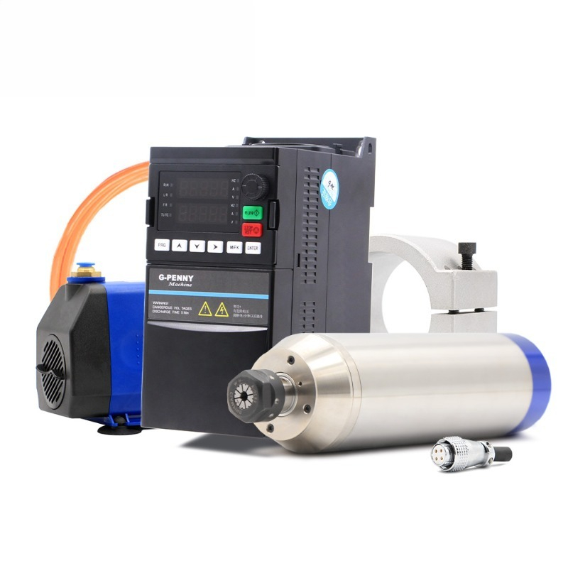 2.2Kw Water Cooled Spindle Kit Vfd - 2.2kw ER20 D80 12000rpm/24000rpm 400Hz/800Hz Metaalbewerking