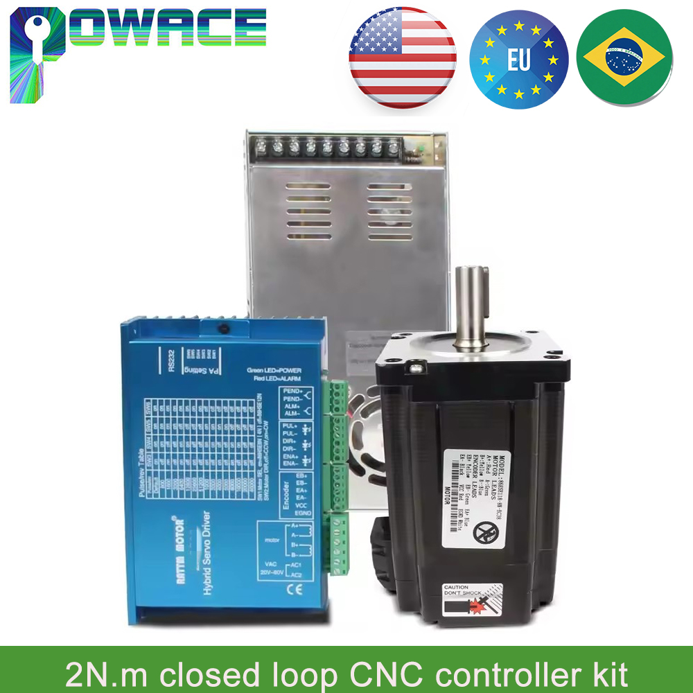 Nema 23 Closed Loop Stepper Motor Driver Kit - 【EU】 2N.m Nema23 gesloten lus servo