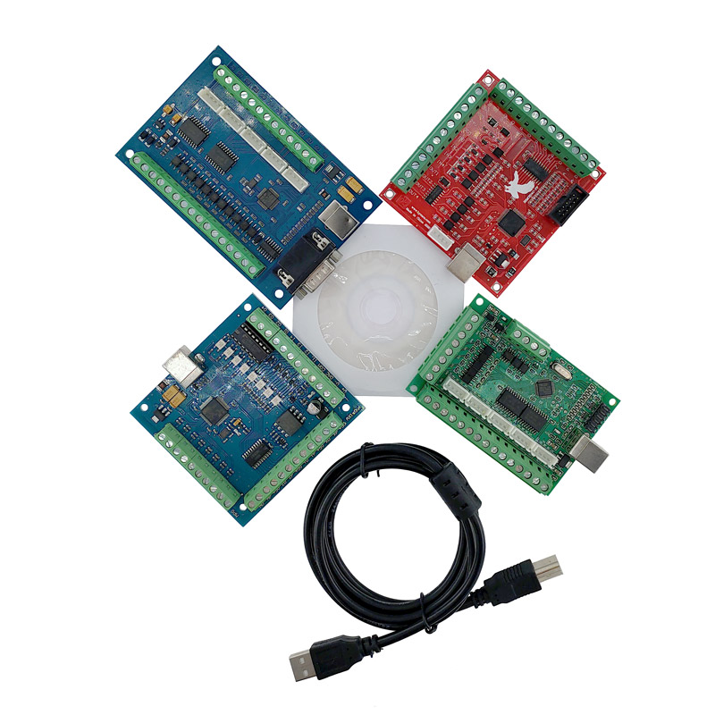 Mach3 Usb Cnc Controller 4 Axis 100Khz - 1 stuks Breakout Board Interface Driver