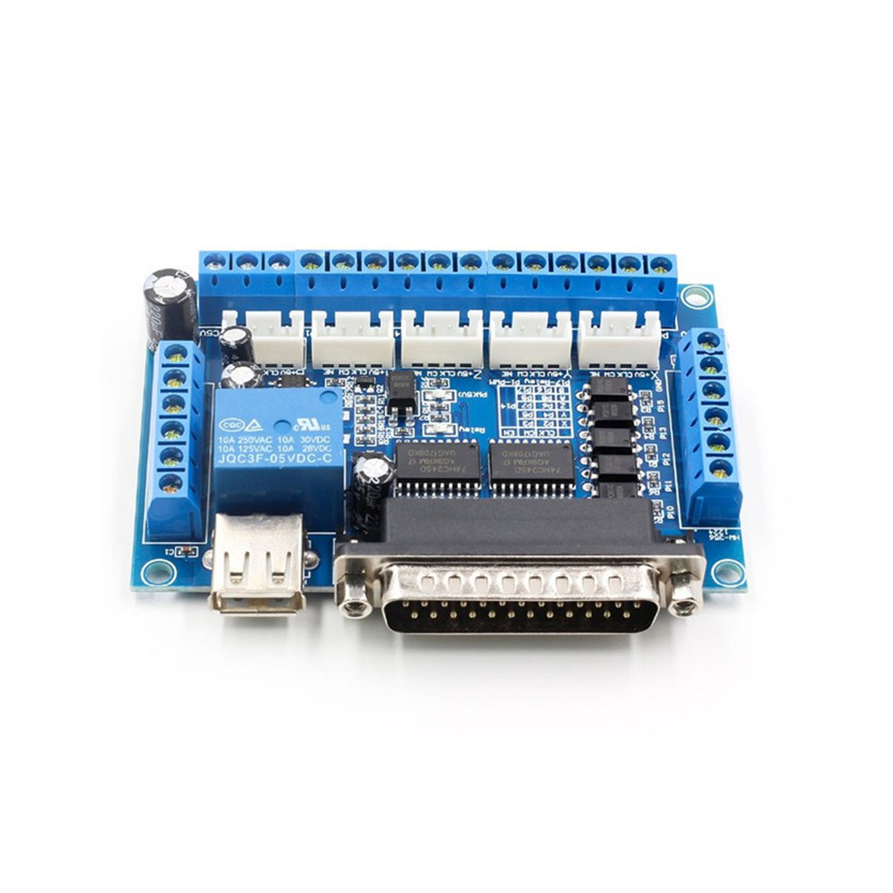 5 Axis Cnc Breakout Board Interface Mach3 - 5-assige CNC-interfaceadapter Breakout Board stappenmotordriver Mach3