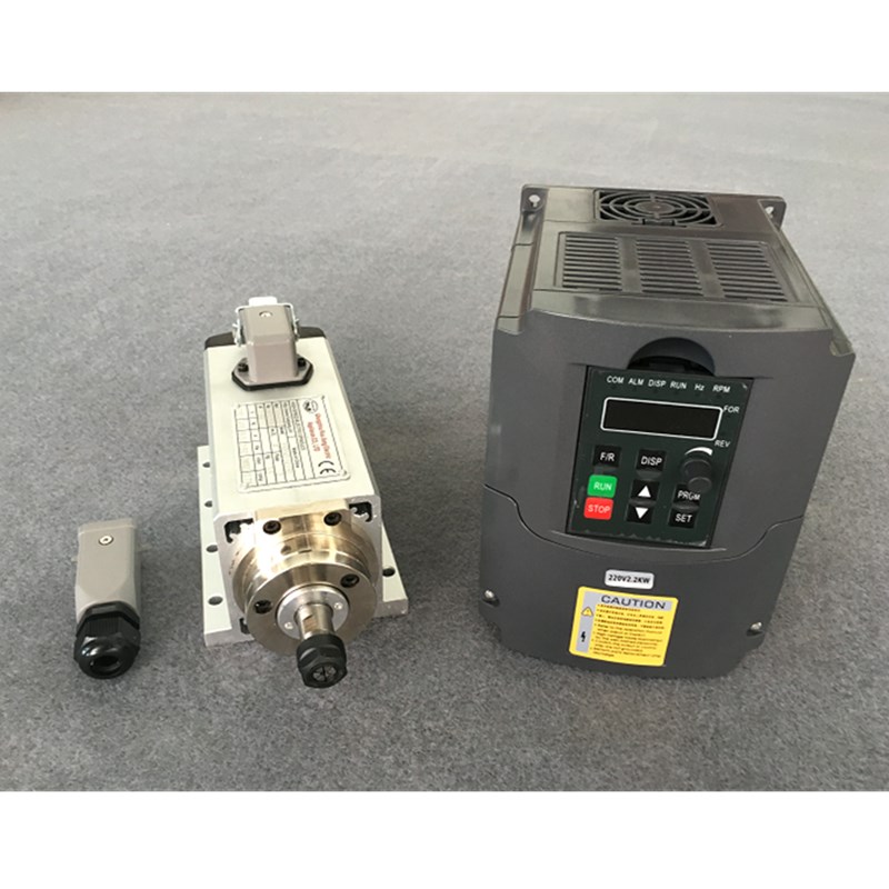 Er20 Collet Chuck Spindle Motor 220V - Spindel 3KW 220V Luchtgekoelde Spindel Motor
