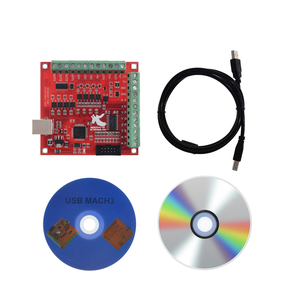 Mach3 Usb Cnc Controller 4 Axis 100Khz - Breakout Board CNC USB MACH3 4AXIS-controllerkaart