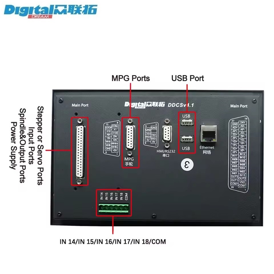 Digital Dream DDCS V4.1 3/4 Ax - Ddcs V4.1 4 Axis Cnc Offline Controller recensie en prijs