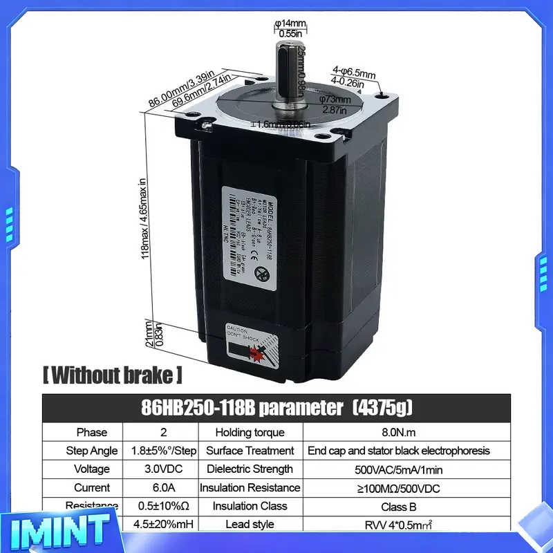 4-assige Nema 34 Closed Loop s - Hybrid Servo Driver Nema 34 8.5Nm recensie en prijs
