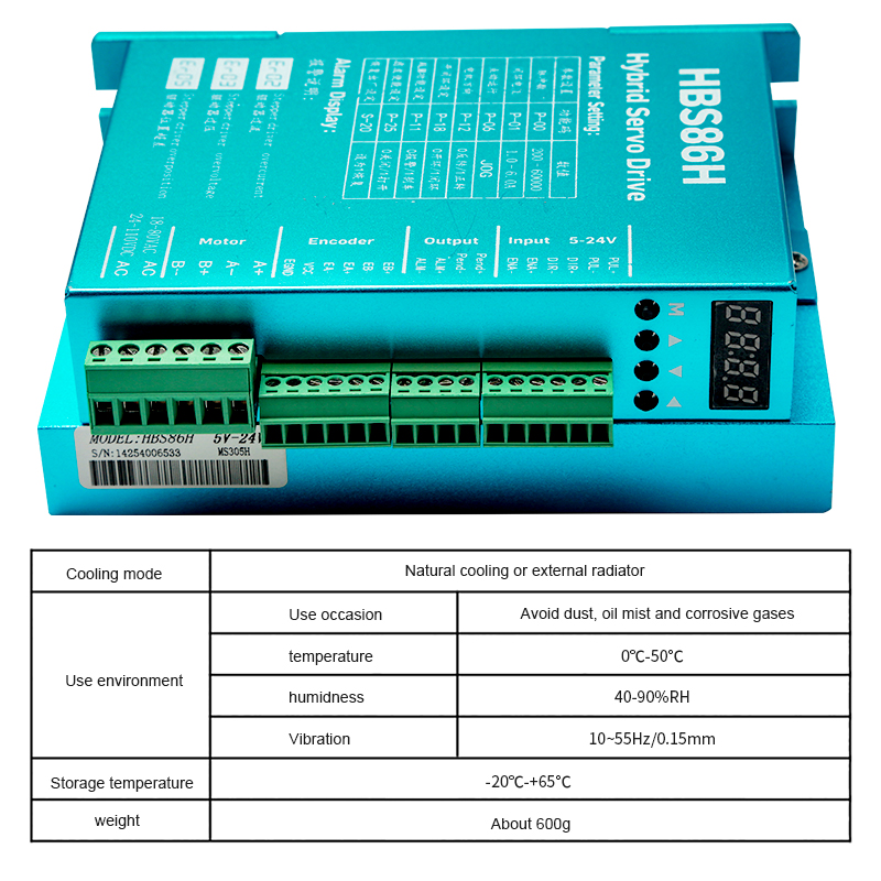 HBS860H hybride servodriver AC - Hybrid Servo Driver Nema 34 8.5Nm recensie en prijs