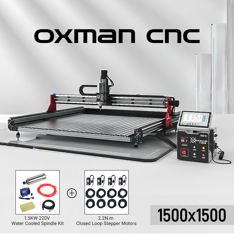 BulkMan3D 1500x1500 OX MAN CNC - Ddcs V4.1 4 Axis Cnc Offline Controller recensie en prijs