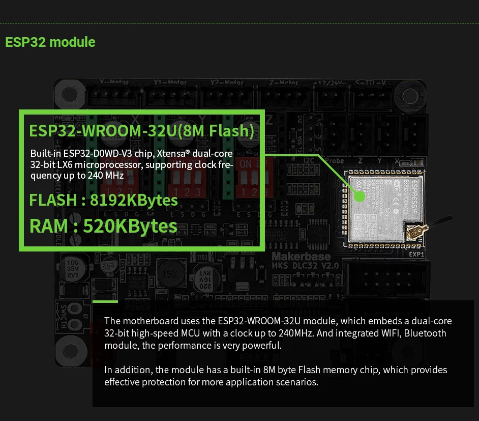 Makerbase MKS DLC32 V2.1 32Bit - Grbl 32 Bit Control Board Offline Display recensie en prijs