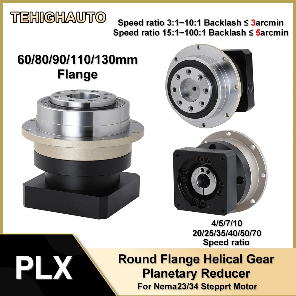 Ronde flens spiraalvormig tand - Planetary Gearbox Reducer Nema 23 34 recensie en prijs