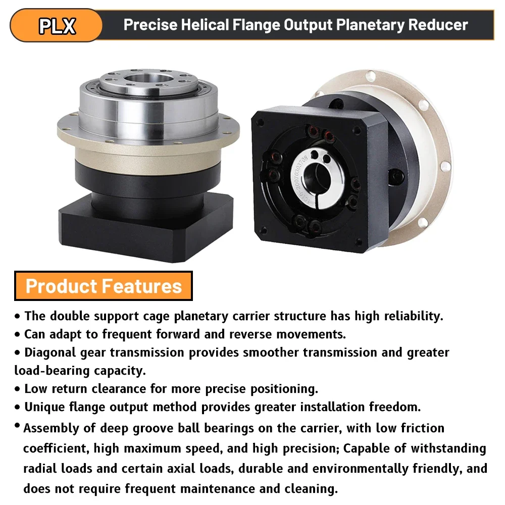 Ronde flens spiraalvormig tand - Planetary Gearbox Reducer Nema 23 34 recensie en prijs