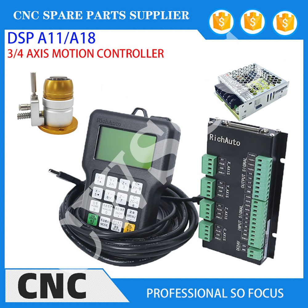 3-assige 4-assige CNC-bewerkin - Richauto A11 Dsp Controller 3 Axis recensie en prijs