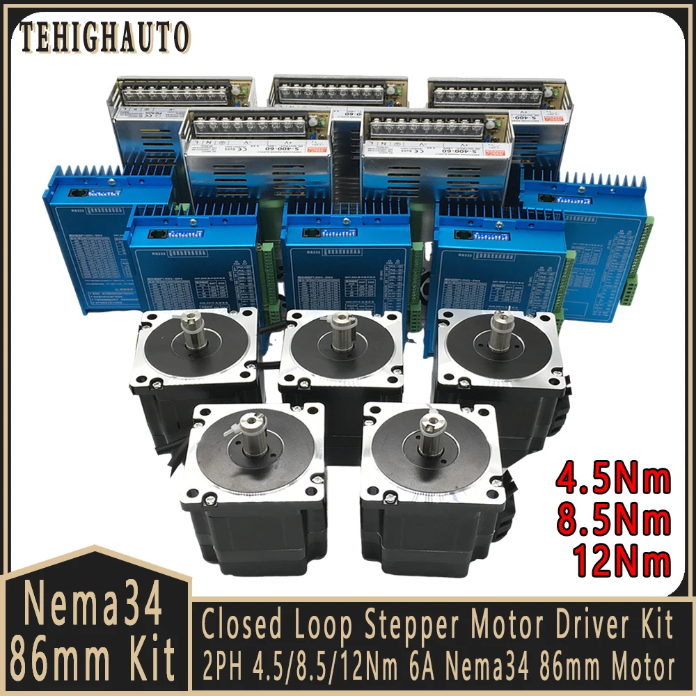 Nema34 86 mm stappenmotorset m - Hybrid Servo Driver Nema 34 8.5Nm recensie en prijs
