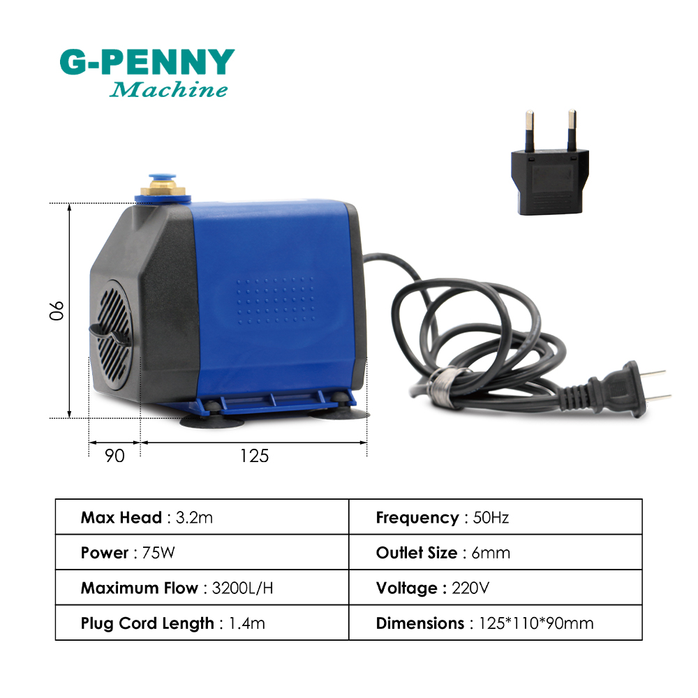 G-PENNY 2.2kw ER20 watergekoel - 2.2Kw Water Cooled Spindle Kit Vfd recensie en prijs