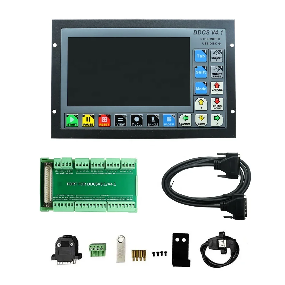 2026 HLTNC Nieuwste DDCS V4.1  - Ddcs V4.1 4 Axis Cnc Offline Controller recensie en prijs