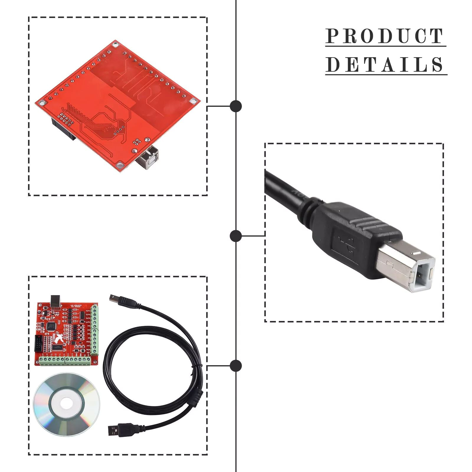 USB CNC 4-assige bewegingsbest - Mach3 Usb Cnc Controller 4 Axis 100Khz recensie en prijs