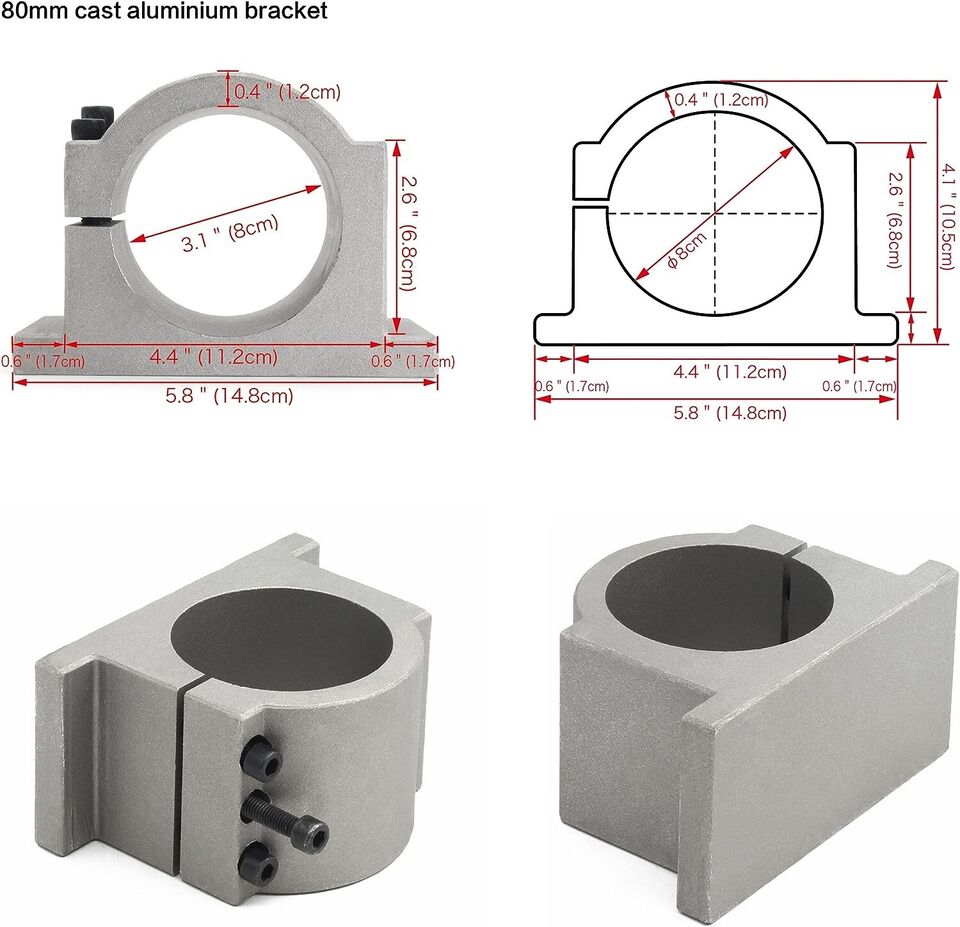 【Eu/Usa��waterkoelspindel Moto - 2.2Kw Water Cooled Spindle Kit Vfd recensie en prijs