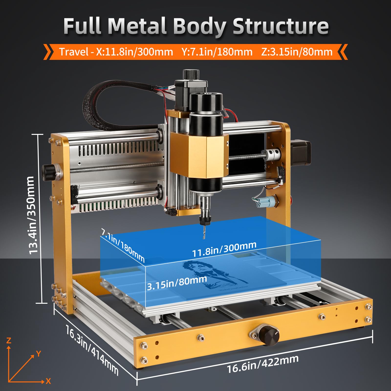 LUNYEE CNC 3018 PRO Houtgravee - Cnc 3018 Pro Max Metal recensie en prijs