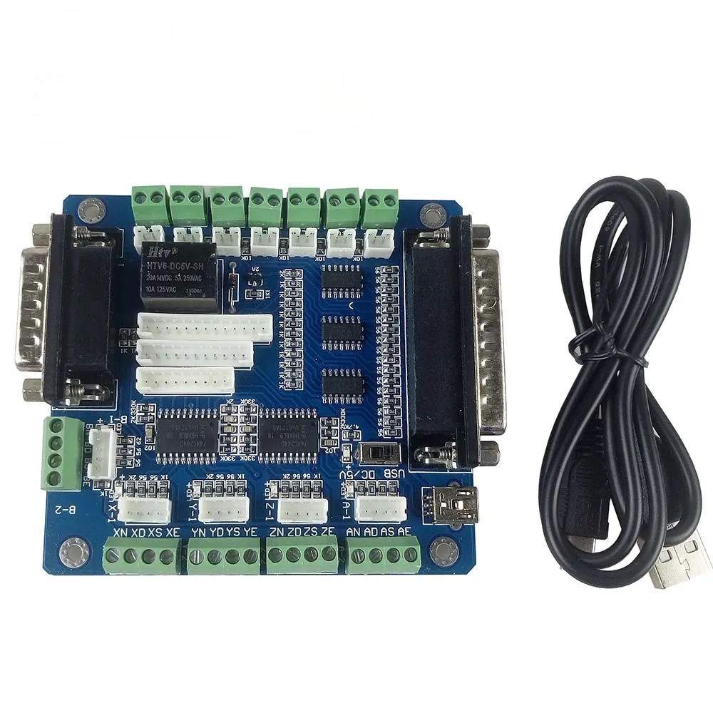 Mach3 5-assige CNC Breakout-co - 5 Axis Cnc Breakout Board Interface Mach3 recensie en prijs