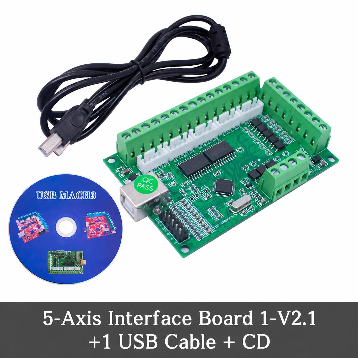 CNC MACH3 5 Axis Driver Board  - 5 Axis Cnc Breakout Board Interface Mach3 recensie en prijs