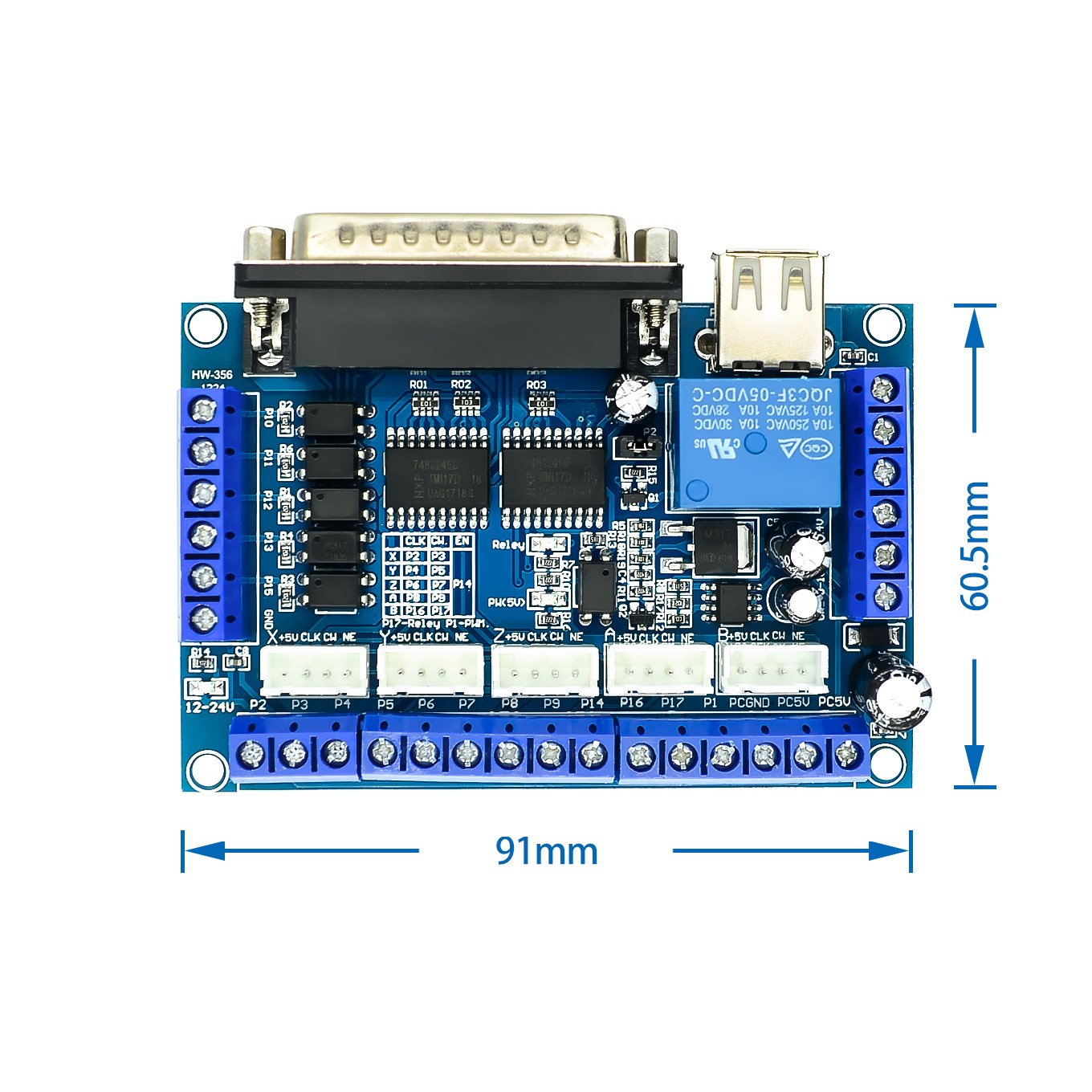 Verbeterde 5-assige CNC-interf - 5 Axis Cnc Breakout Board Interface Mach3 recensie en prijs